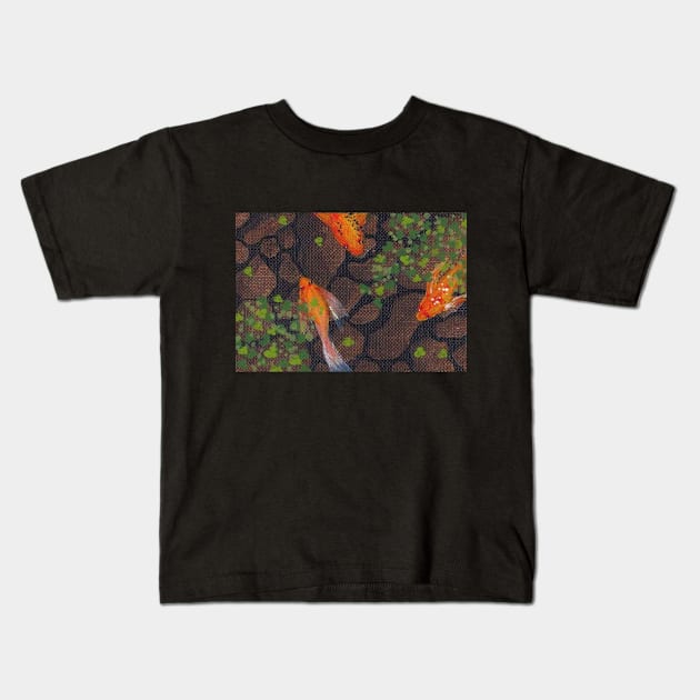 Pond Life Kids T-Shirt by CAutumnTrapp